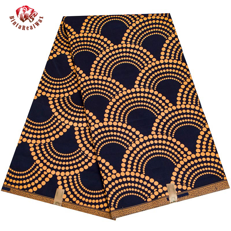 Sewing Batik Fabric - BintaRealWax Tecido Africano, Fan Pattern, Ankara