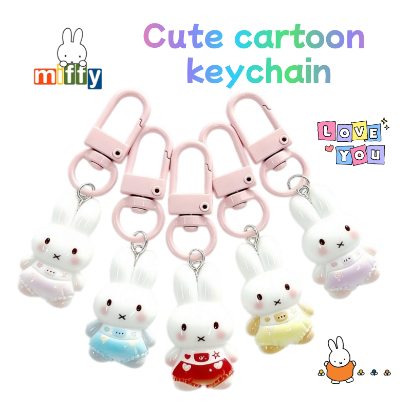 Staedtler Pencil Lumocolor - Chaveiro requintado do coelho Miffy, com