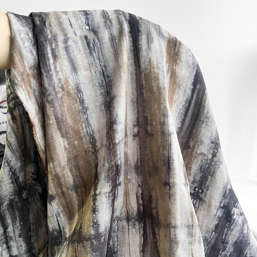 Tecido de Poliéster Tie Dye Ét - Sewing Batik Fabric avaliação e preço