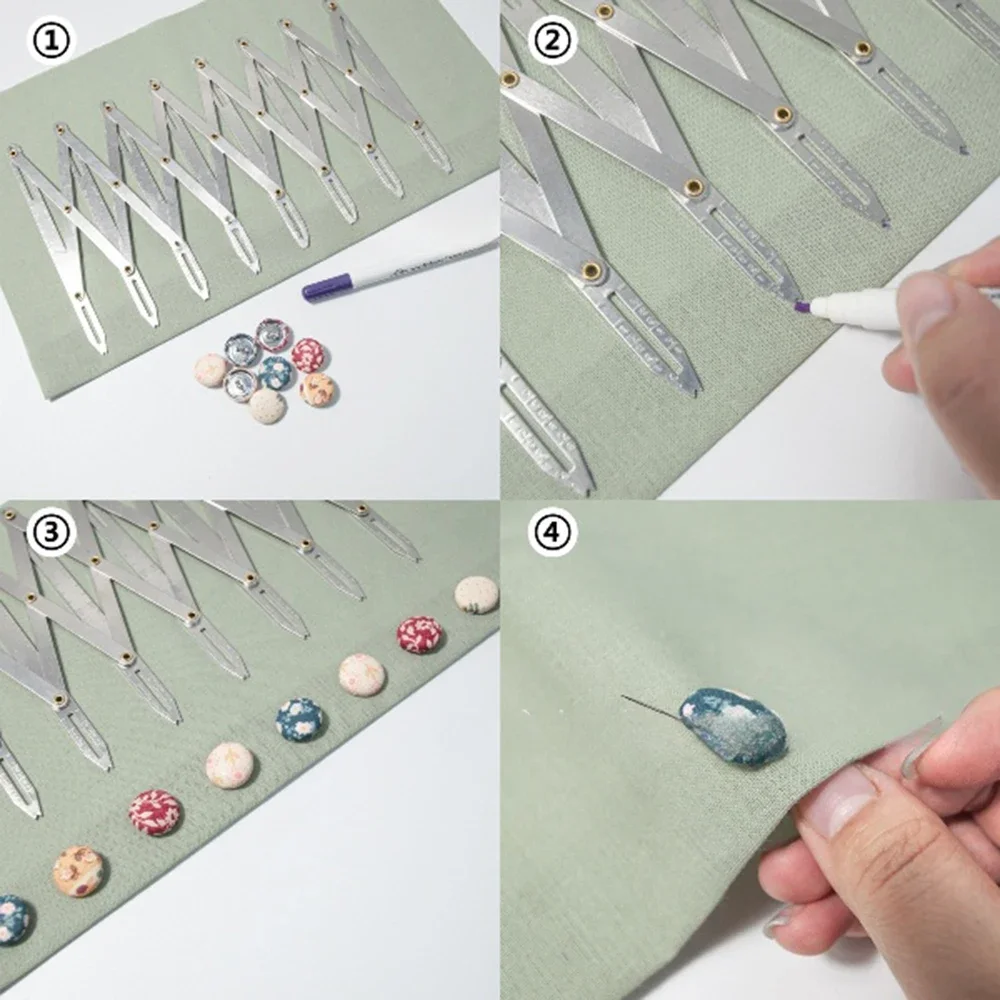 Medidor de expansão acessórios - Sewing Gauge Ruler avaliação e preço