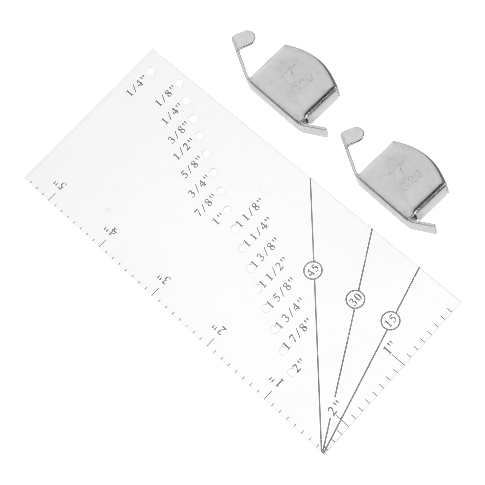 1 conjunto de régua de plástic - Sewing Gauge Ruler avaliação e preço